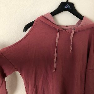Pink Open Shoulder American Eagle Sweatshirt M